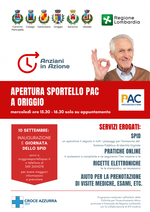 APERTURA NUOVO SPORTELLO PAC